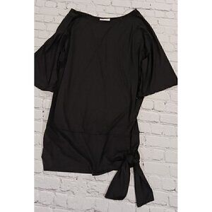 Michael Kors Classic Side Tie Top Black/NWOT, Size X-Small